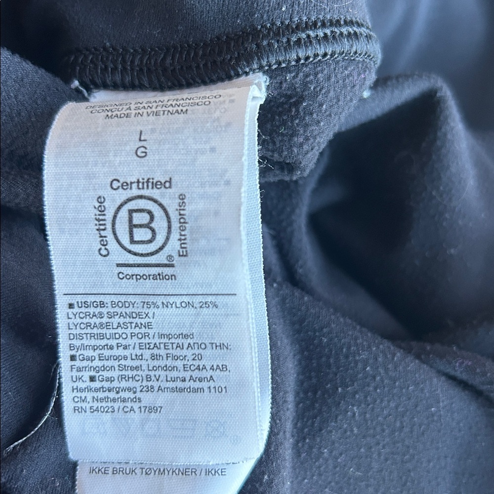 Women's Athleta Elation High Rise 7/8 Legging Large Black - Picture 11 of 11